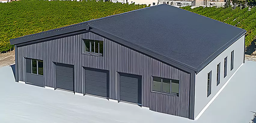 Corrugated Garage Roof Repair in Harrison