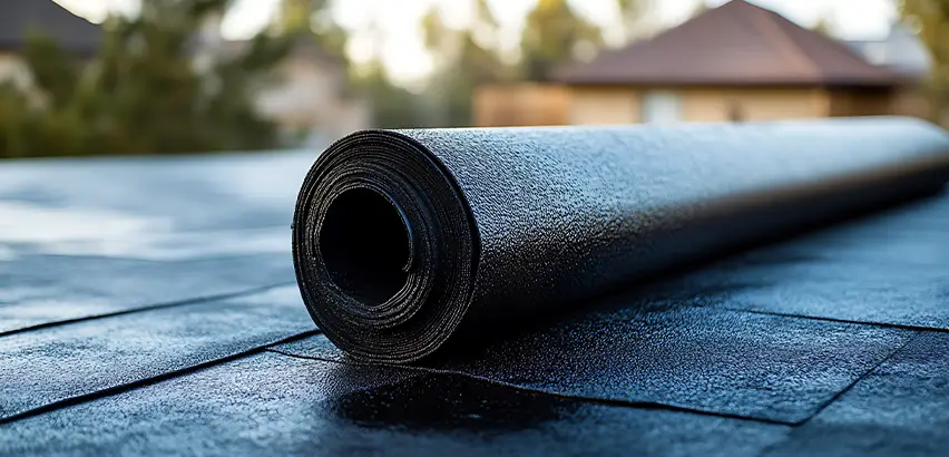 Rubber Flat Roof Replacement in Harrison