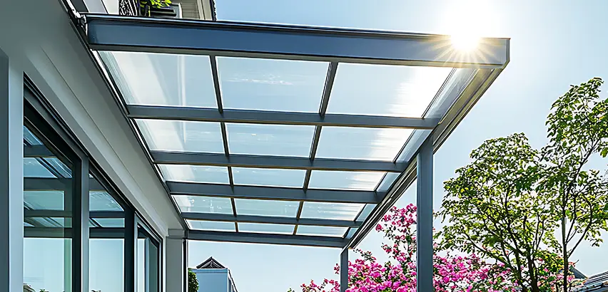 Glass Patio Roof Installation in Harrison